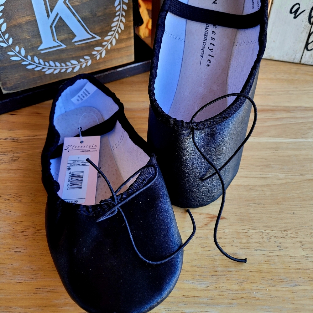 Freestyle Black Ballet Shoes